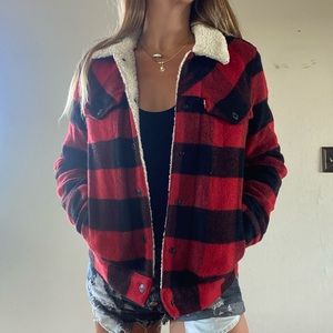Levi’s sherpa jacket